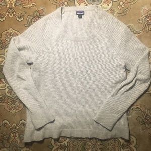 Patagonia Recycled Cashmere Crew Birch White Med